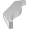 Ekena Millwork 3 1/2-in. W x 22-in. D x 34-in. H Funston Architectural Grade PVC Knee Brace BRCP035X22X34FST - alternate 4